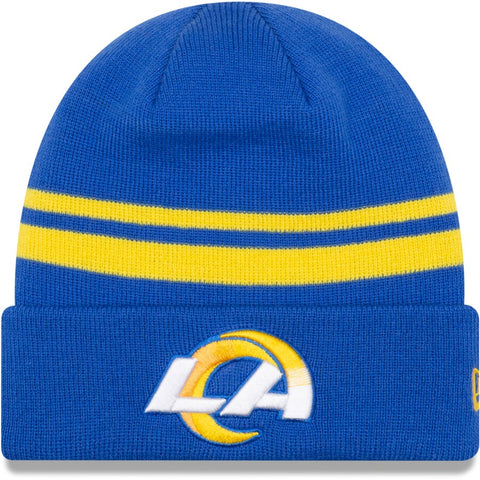 Los Angeles Rams New Era Royal Cuffed Knit Hat