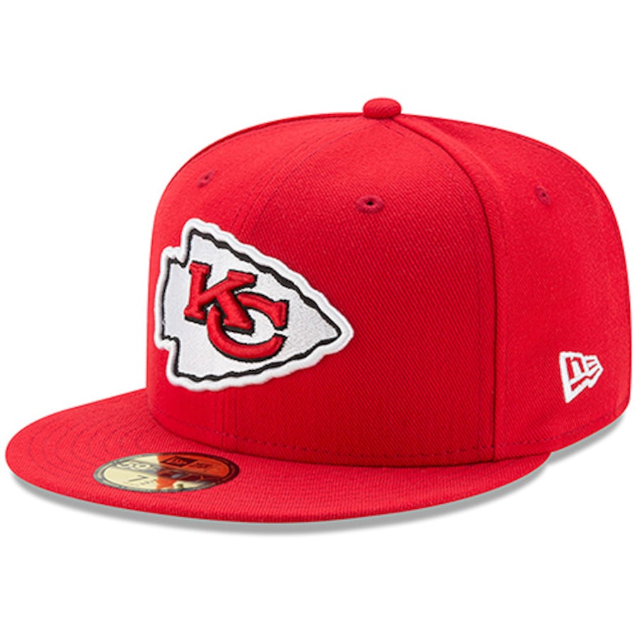 Kansas City Chiefs On Field Fitted New Era 59Fifty Red Hat Cap - THE 4TH QUARTER