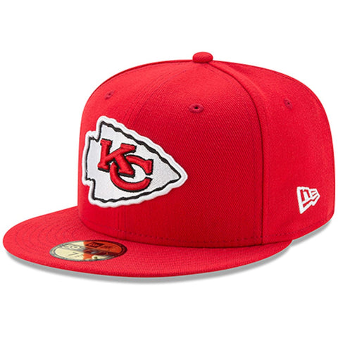 Kansas City Chiefs On Field Fitted New Era 59Fifty Red Hat Cap