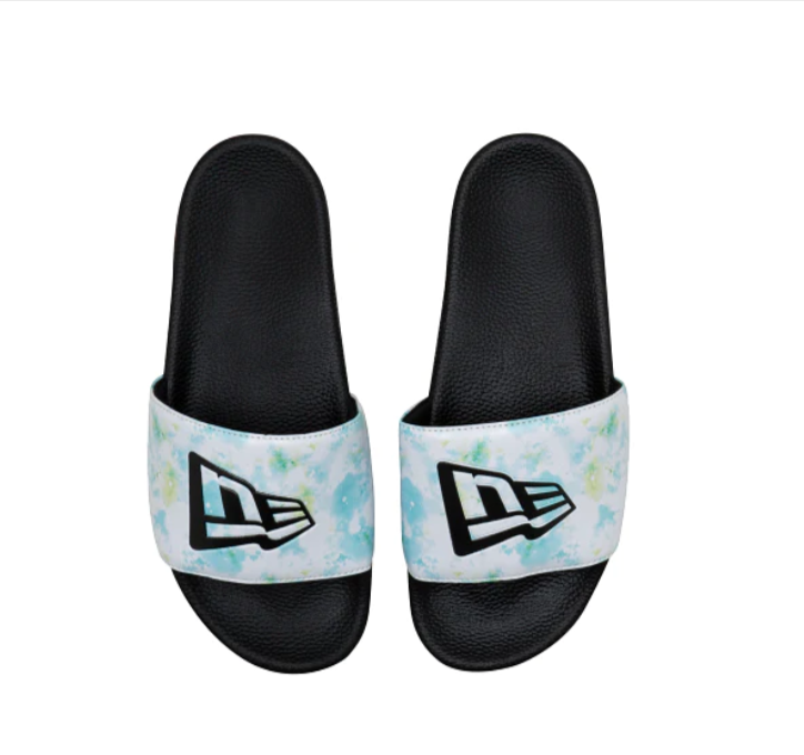 New Era Brand Mens Slides Sandals Ice Tie Dye - THE 4TH QUARTER