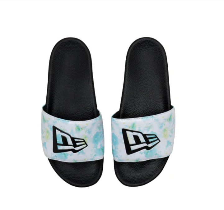 New Era Brand Mens Slides Sandals Ice Tie Dye - THE 4TH QUARTER
