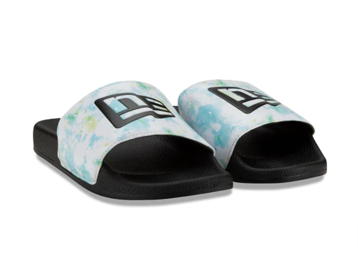New Era Brand Mens Slides Sandals Ice Tie Dye - THE 4TH QUARTER
