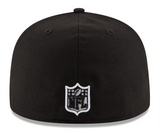 Tennessee Titans Fitted New Era 59FIFTY Logo Black White Cap Hat
