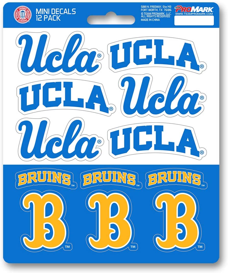 UCLA Bruins Decal Set Mini 12 Pack - THE 4TH QUARTER