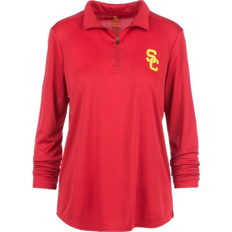 USC Trojans Womens T-Shirt USC Rockland Long Sleeve Cardinal