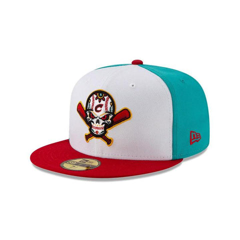 Columbus Clippers Veleros Fitted New Era 59Fifty Copa de la Diversion Teal White Red