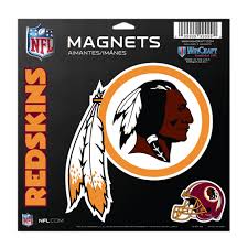 Washington Redskins Vinyl Magnet 3 Piece Set