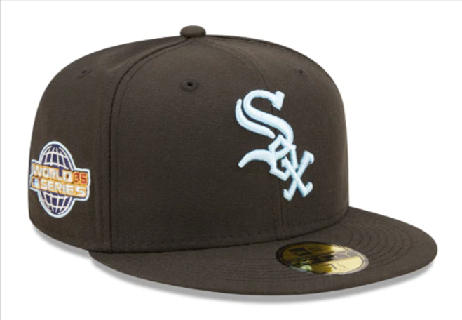 Chicago White Sox Fitted New Era 59Fifty Clouds Under Black Cap Hat Sky UV - THE 4TH QUARTER