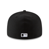 Chicago White Sox Fitted New Era 59Fifty Wool Black Cap Hat Grey UV